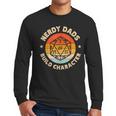 Nerdy Dads Build Character Men Long Sleeve T-Shirt