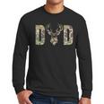 Old School Camo Dad Hunting Camouflage Deer Father's Day Men Long Sleeve T-Shirt