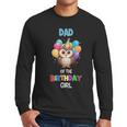 Owl Dad Birthday Party Dad Of The Birthday Girl Owl Men Long Sleeve T-Shirt