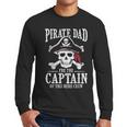 Pirate Dad I Be The Captain Of This Here Crew Pirate Dad Men Long Sleeve T-Shirt Pirate Dad I Be The Captain Of This Here Crew Pirate Dad Men Long Sleeve T-Shirt