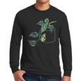 Plant Dad Plant Mom Grow Monstera Adansonii Urban Gardener Men Long Sleeve T-Shirt