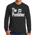 The PomFather Pomeranian Dog Dad Shirt Men Men Long Sleeve T-Shirt