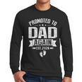 Promoted To Dad Again Est 2026 Pregnancy Announcement Men Long Sleeve T-Shirt