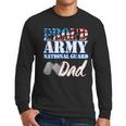 Proud Army National Guard Dad Fathers Day Shirt Men Men Long Sleeve T-Shirt