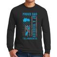 Proud Dad Of A T1D Warrior Type 1 Diabetes Awareness Men Long Sleeve T-Shirt