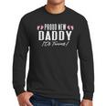Proud New Dad It's Twins Girl Baby Announcement Father's Day Men Long Sleeve T-Shirt