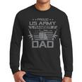 Proud US Army Ranger Dad Flag American USA Military Men Long Sleeve T-Shirt