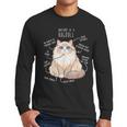 Ragdoll Cat Anatomy Cute Pet Mom Dad Cream Bicolor Men Long Sleeve T-Shirt Ragdoll Cat Anatomy Cute Pet Mom Dad Cream Bicolor Men Long Sleeve T-Shirt