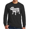 Rescue Is My Favorite BreedShirt Pitbull Mam Dad Shirt Men Long Sleeve T-Shirt