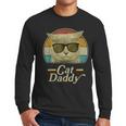 Retro Cat Daddy 80s 90s Style Sunglasses Men Long Sleeve T-Shirt