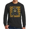 Retro Cat Daddy Style Animal For Men Women Kid Boy Girl Men Long Sleeve T-Shirt