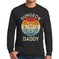 Retro Dungeon Daddy Fathers Day Men Long Sleeve T-Shirt