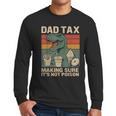 Retro Father's Day Dad Tax Making Sure It's Not PoisonRex Men Long Sleeve T-Shirt