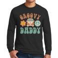 Retro Groovy Daddy Matching Family Birthday Party Men Long Sleeve T-Shirt Retro Groovy Daddy Matching Family Birthday Party Men Long Sleeve T-Shirt