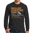 Roller Coaster Dad Definition Best Dad Ever Men Long Sleeve T-Shirt