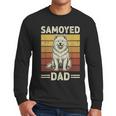 Samoyed Dad Men Long Sleeve T-Shirt