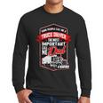 Semi Truck Driver For Truckers And Dads Small Men Long Sleeve T-Shirt Semi Truck Driver For Truckers And Dads Small Men Long Sleeve T-Shirt