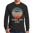 Shiba Inu Dog Vintage Shiba Inu Dad Men Women Men Long Sleeve T-Shirt