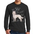 Siberian Husky Dog Anatomy Pet Mom Cute Dog Dad Men Women Kids Men Long Sleeve T-Shirt
