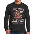 Soggy Beaver Bbq Barbecue Grill Master Humor Dad Men Men Long Sleeve T-Shirt