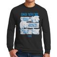 Sonic The Hedgehog Father's Day Dad Qualities Distressed Men Long Sleeve T-Shirt Sonic The Hedgehog Father's Day Dad Qualities Distressed Men Long Sleeve T-Shirt