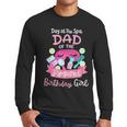 Spa Birthday Party Dad Of The Pampered Bday Girl Family Men Long Sleeve T-Shirt