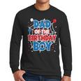 Spider Web Dad Of The Birthday Boy Men Long Sleeve T-Shirt