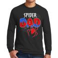 Spiders Dad Matching Family Birthday Father's Day Men Long Sleeve T-Shirt