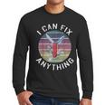 Swiss Army Knife DIY Dad Fathers Day Fix Anything Handyman Men Long Sleeve T-Shirt Swiss Army Knife DIY Dad Fathers Day Fix Anything Handyman Men Long Sleeve T-Shirt