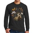 Tortie Cat Owner Flowers Tortie Cat Mom Tortie Cat Dad Men Long Sleeve T-Shirt