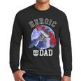 Transformers Father's Day Optimus Prime Heroic Dad Vintage Men Long Sleeve T-Shirt