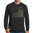 Twin Dad Camo USA Flag Twin Dad The Man The Myth The Legend Men Long Sleeve T-Shirt