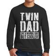 Twin Dad Shirt Men Dad Of Twins Fathers Day Men Long Sleeve T-Shirt Twin Dad Shirt Men Dad Of Twins Fathers Day Men Long Sleeve T-Shirt