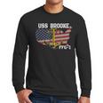 USS Brooke FFG-1 Frigate Veterans Day Son Father Grandpa Dad Men Long Sleeve T-Shirt
