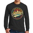 Vintage Awesome Single Dad Retro Fathers Day For Dad Grandpa Men Long Sleeve T-Shirt