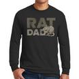 Vintage Distressed Rat Dad Men Long Sleeve T-Shirt