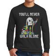 Vintage Father Son Family Autistic Kids Autism Awareness Dad Men Long Sleeve T-Shirt