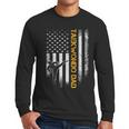 Vintage USA Flag Korea Taekwondo Training Dad Silhouette Men Long Sleeve T-Shirt Vintage USA Flag Korea Taekwondo Training Dad Silhouette Men Long Sleeve T-Shirt