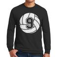 Volleyball Player 9 Volleyball Mom Dad Jersey Number 9 Men Long Sleeve T-Shirt Volleyball Player 9 Volleyball Mom Dad Jersey Number 9 Men Long Sleeve T-Shirt
