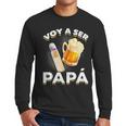 Voy Hacer Papa Ser Papa Voy A Ser Papa Dad To Be In Spanish Men Long Sleeve T-Shirt