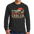 Waterski Dad Fathers Day Ski Lover Dad Water Skiing Rider Men Long Sleeve T-Shirt