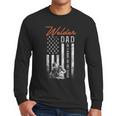 Welder Dad Like A Normal Dad Only Cooler USA Flag Welding Men Long Sleeve T-Shirt
