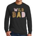 Wild Wild Dad Two Wild Birthday Outfit Zoo Birthday Animal Men Long Sleeve T-Shirt