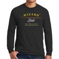 Wizard Dad Shirt Cute Magical Men Long Sleeve T-Shirt