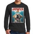 Yellow Lab Jowls Top Labrador Retriever Dog Mom Dad Men Long Sleeve T-Shirt