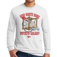American Dad Who Wants Some Potato Salad Roger Cartoon Men Long Sleeve T-Shirt
