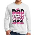 Dad Of The Birthday Girl Pink Family Birthday Girls Party Men Long Sleeve T-Shirt