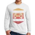 Dad Level Unlocked Gaming Gamer Father Video Games Men Long Sleeve T-Shirt