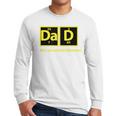 Dad Periodic Table Of Elements Men Long Sleeve T-Shirt