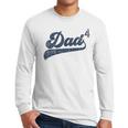Dad4 Daddy Of 4 Kids Father Of Four Fourth Time Dad Men Long Sleeve T-Shirt